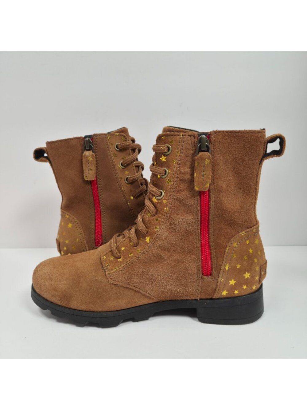 Sorel Emelie Youth Brown Suede Waterproof Ankle Boots NY3882-242 US Size 4 - Picture 6 of 11